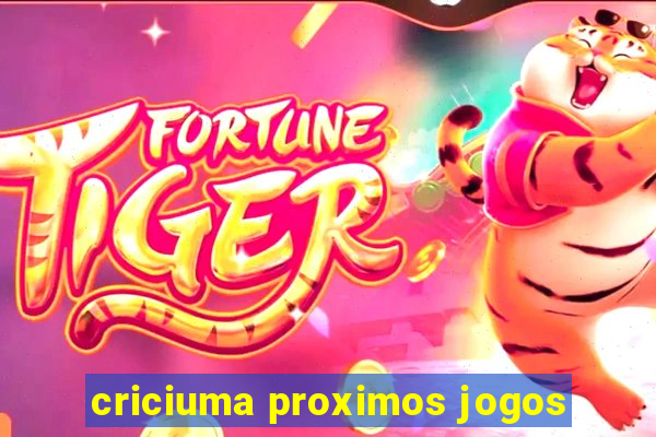 criciuma proximos jogos